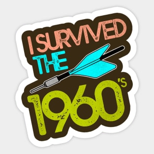 I Survived the 60s / Jarts Missile Game Sticker